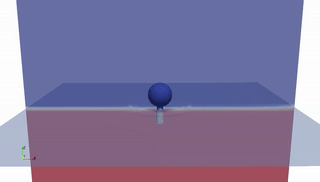 Panthalassa floating in sea wave image